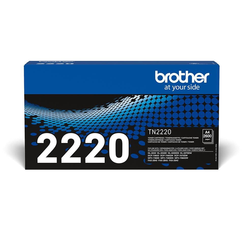 Brother TN-2220 Toner Black High Yield Pages 2,600 ~E~