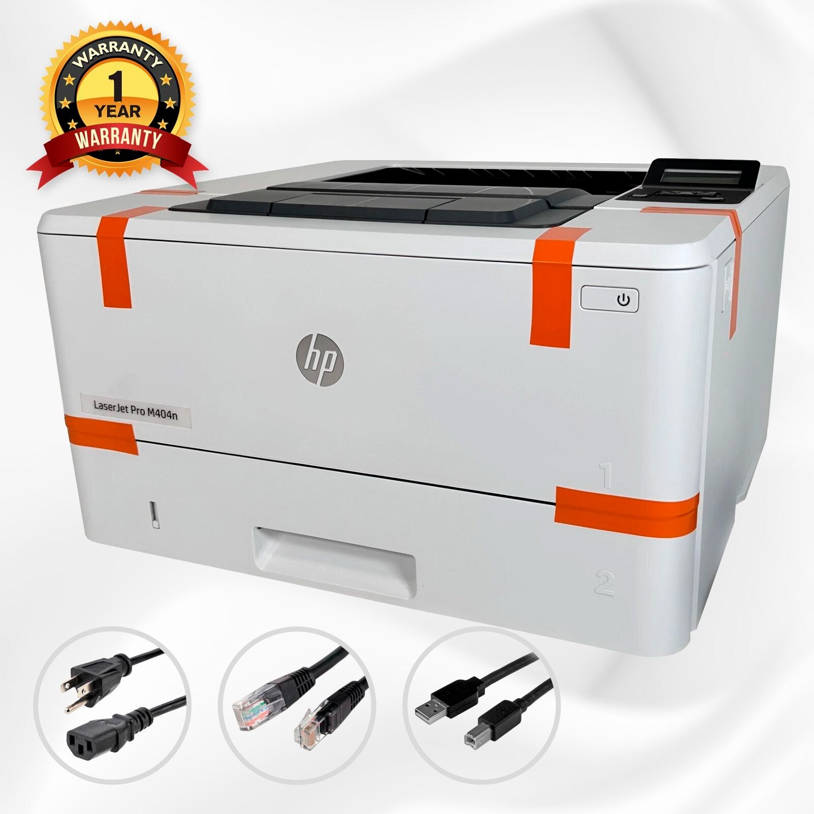 HP LaserJet Pro M404n Network-Ready Monochrome Laser Printer ⚡Extended Warranty