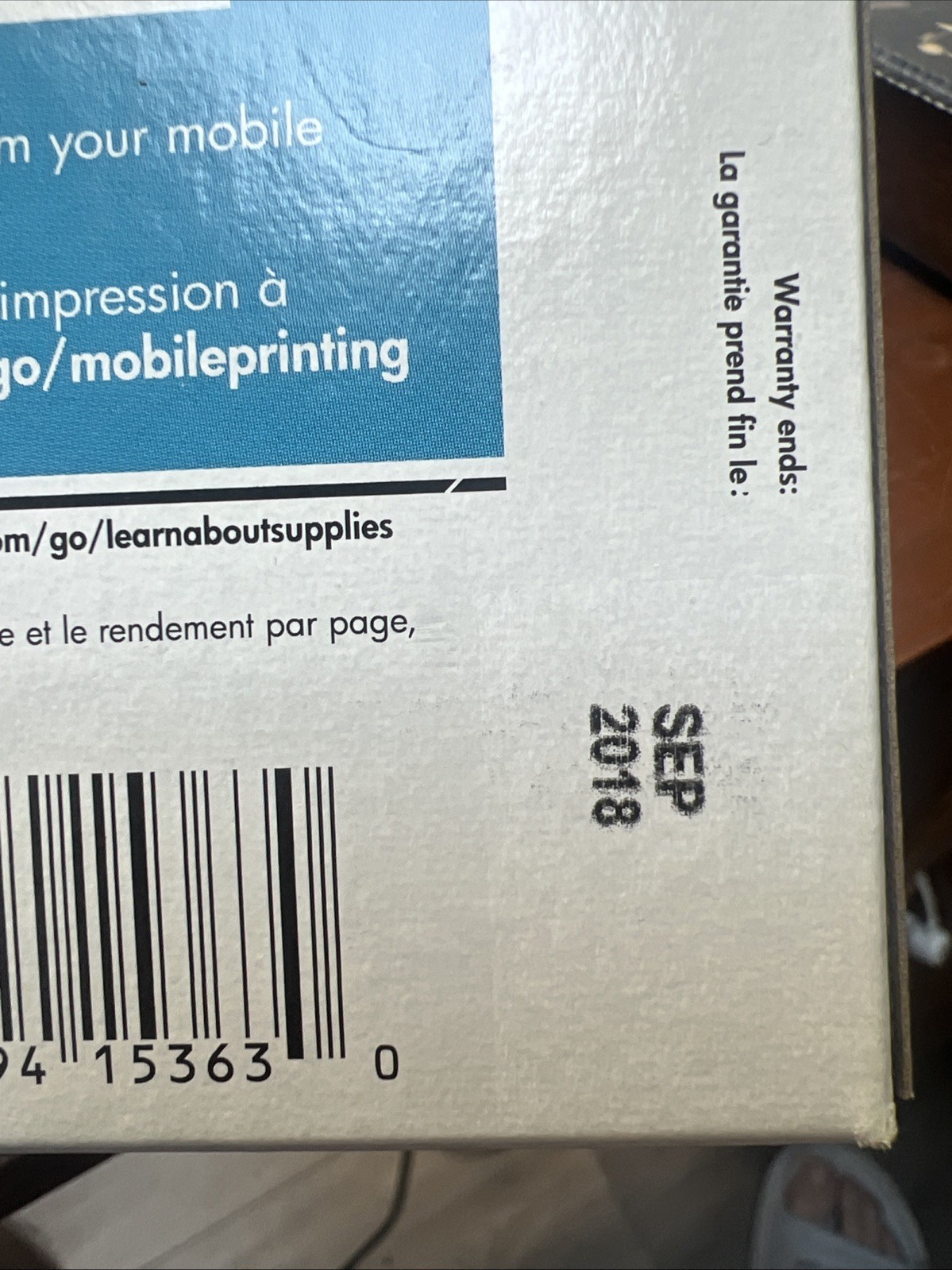 HP Genuine 62 Black/Tri-Color Ink Cartridges Sealed – EXPIRED 9/2018