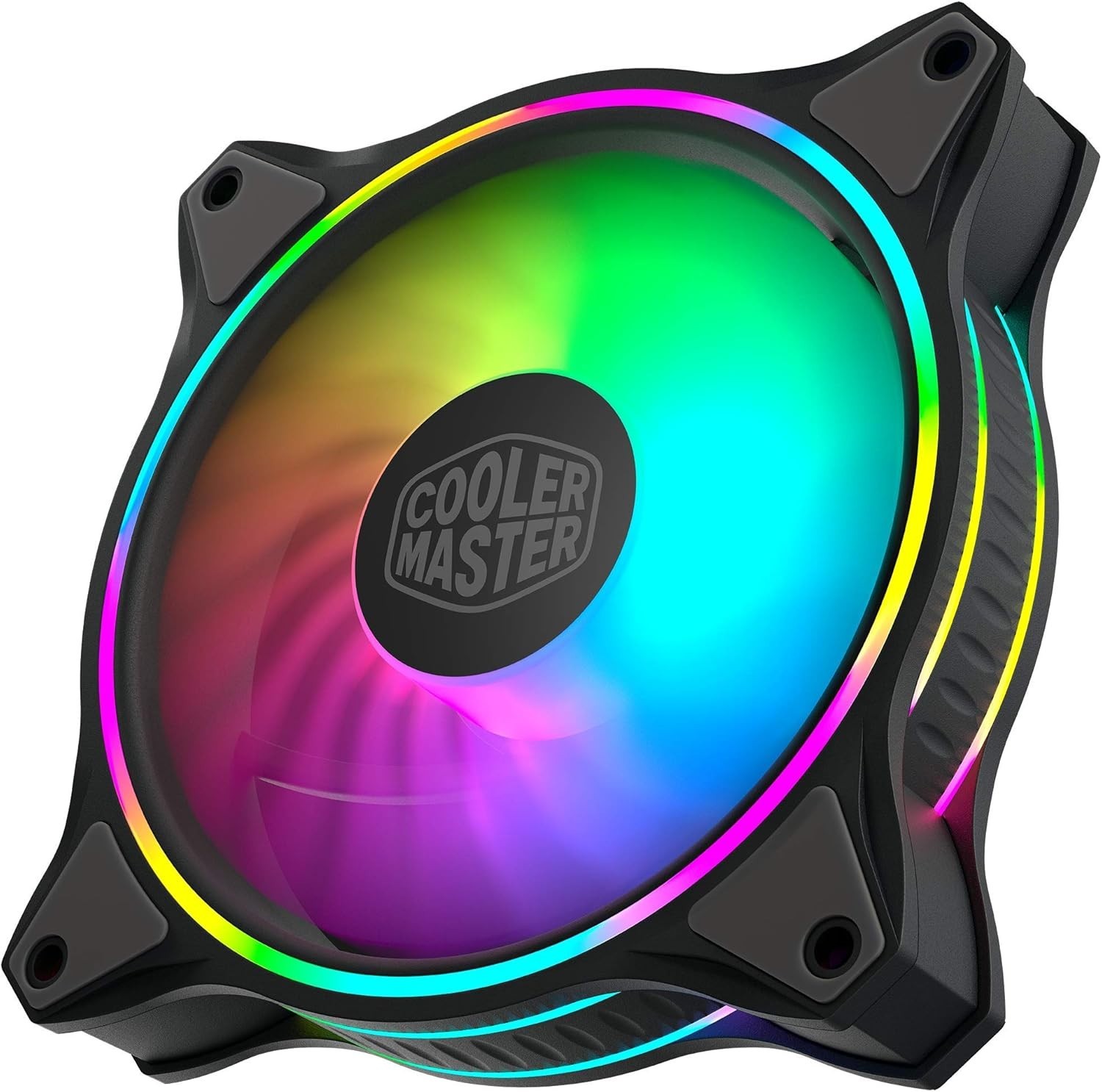 Cooler Master MasterFan MF140 Halo Fan, Duo-Ring ARGB Customizable Lighting- NEW