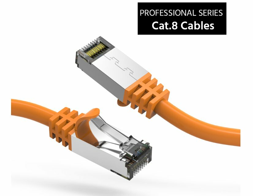 5 Pack Cat.8 S/FTP (SSTP) CAT8 Ethernet Network 2GHz Cable 1Ft 2 3 5 7 10 Ft Lot