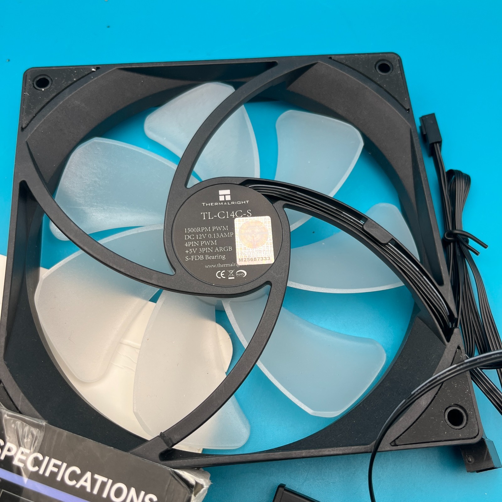 Thermalright Balance Fan 140mm*140mm*25mm 1500RPM 4pin PWM Case Fan