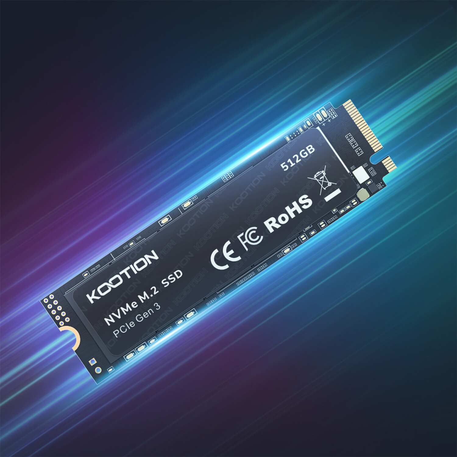 KOOTION 2TB 1TB 256G 512G PCle 3.0 NVMe M.2 Internal Solid State Hard Drive Lot