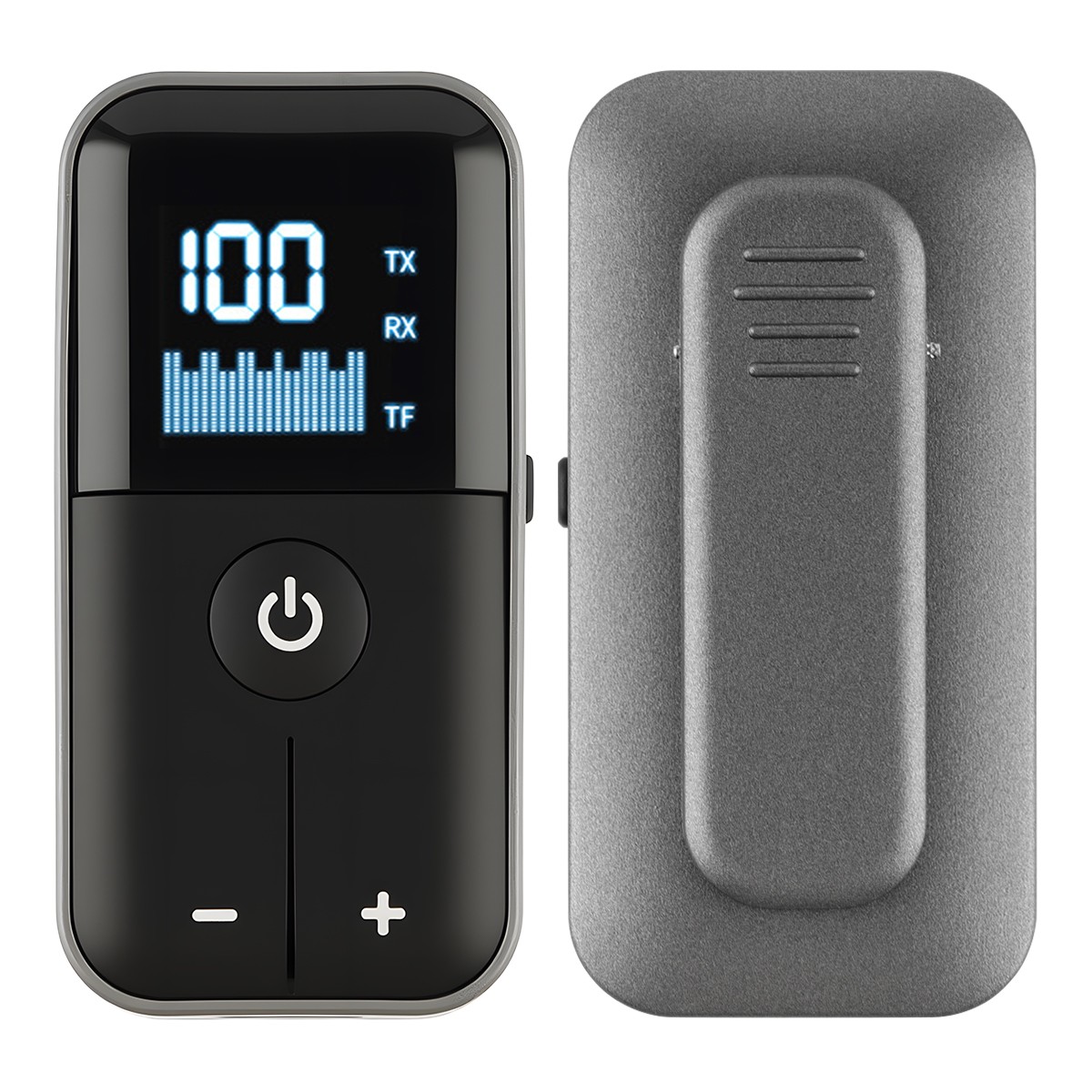 Wireless Audio Transmitter Receiver Car Home Lapel Clip Bluetooth 5.4 Adapter