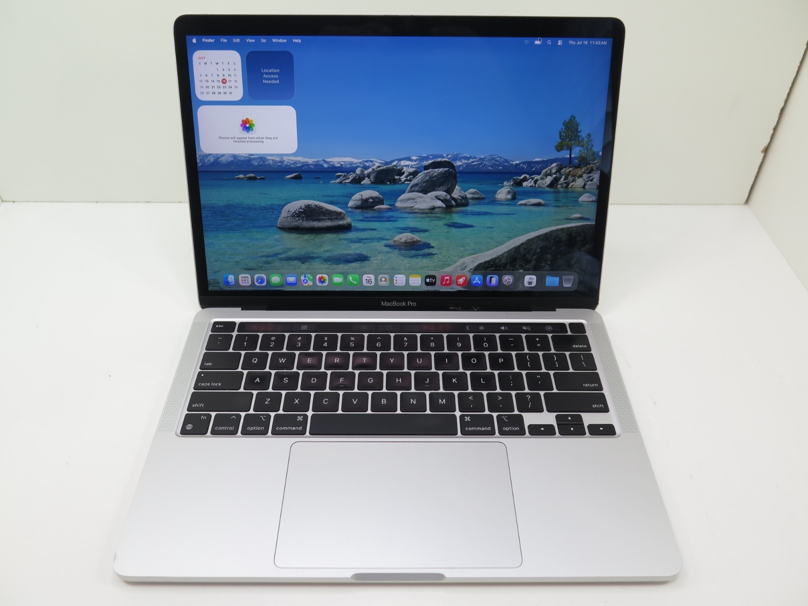 APPLE MACBOOK PRO 2020 13″ SILVER 8-CORE M1 16GB 512GB +BATTERY COUNT @ ONLY 262