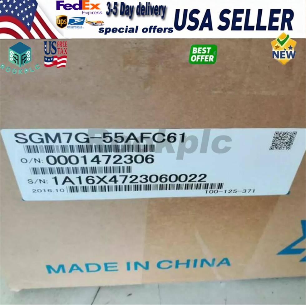 Yaskawa SGM7G-55AFC61 Servo Motor 1PC New Expedited Shipping SGM7G55AFC61