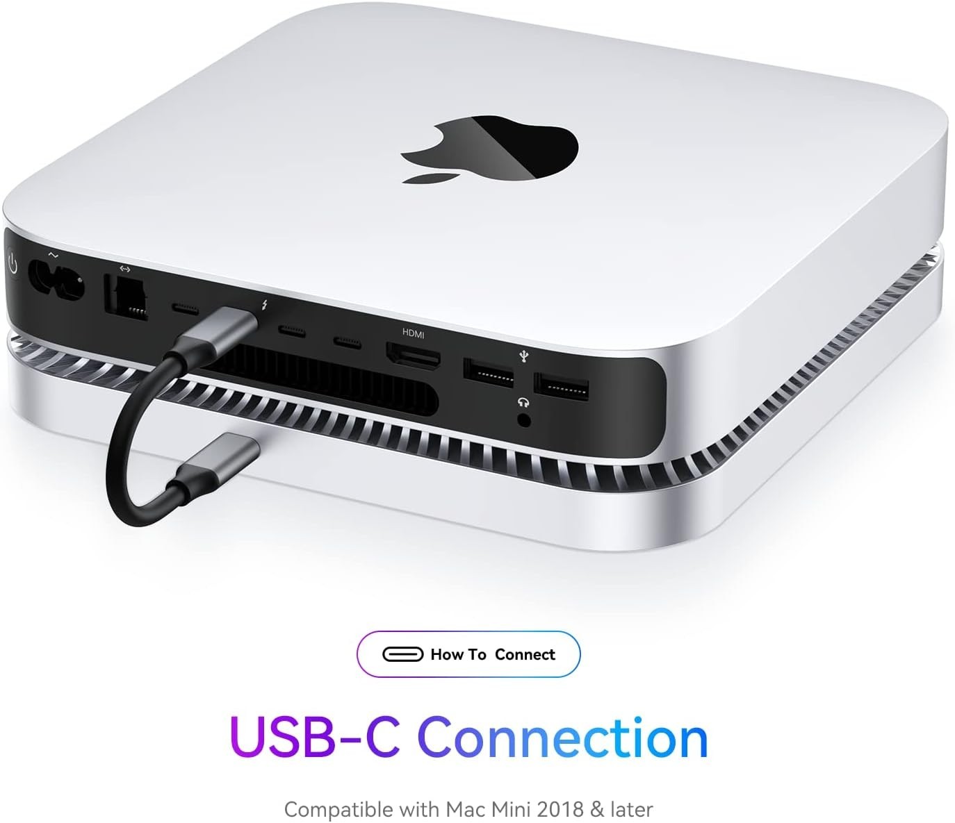 Mac Mini M1/M2 Docking Station with Hard Drive Enclosure-~^