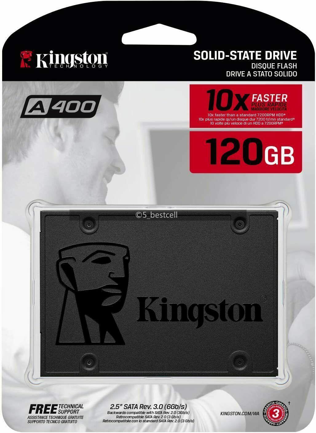 Kingston SSD A400 120GB 240GB 480GB 960GB SATA3 2.5″ Internal Solid State Drive