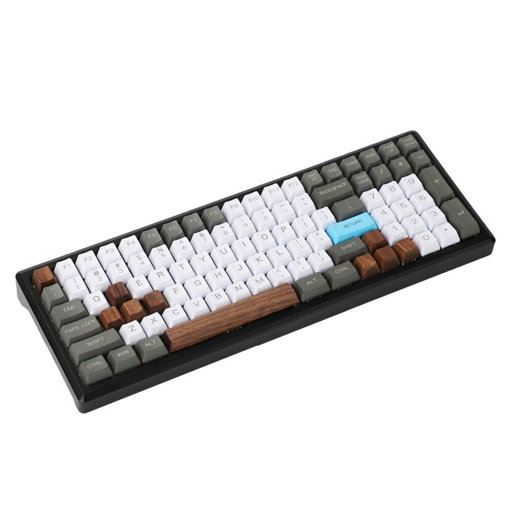 Wooden Keycap Solid Walnut Wood Keycap Artisan Custom Spacebar Esc Arrow Keys