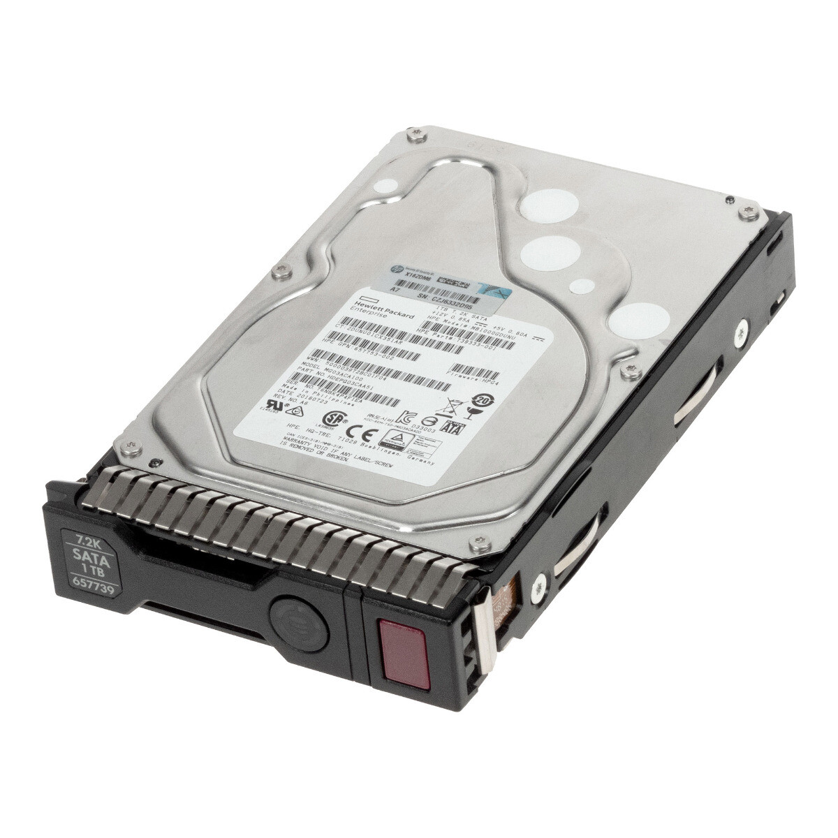 HARD DRIVE HP 657739-001 739333-001 MB1000GDUNU 1TB 7.2K 64MB SATA III 3.5”
