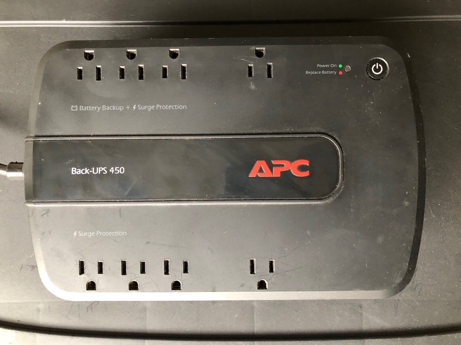 APC Back-UPS 450 Battery Backup/Surge Protection Battery Not Included BE450G