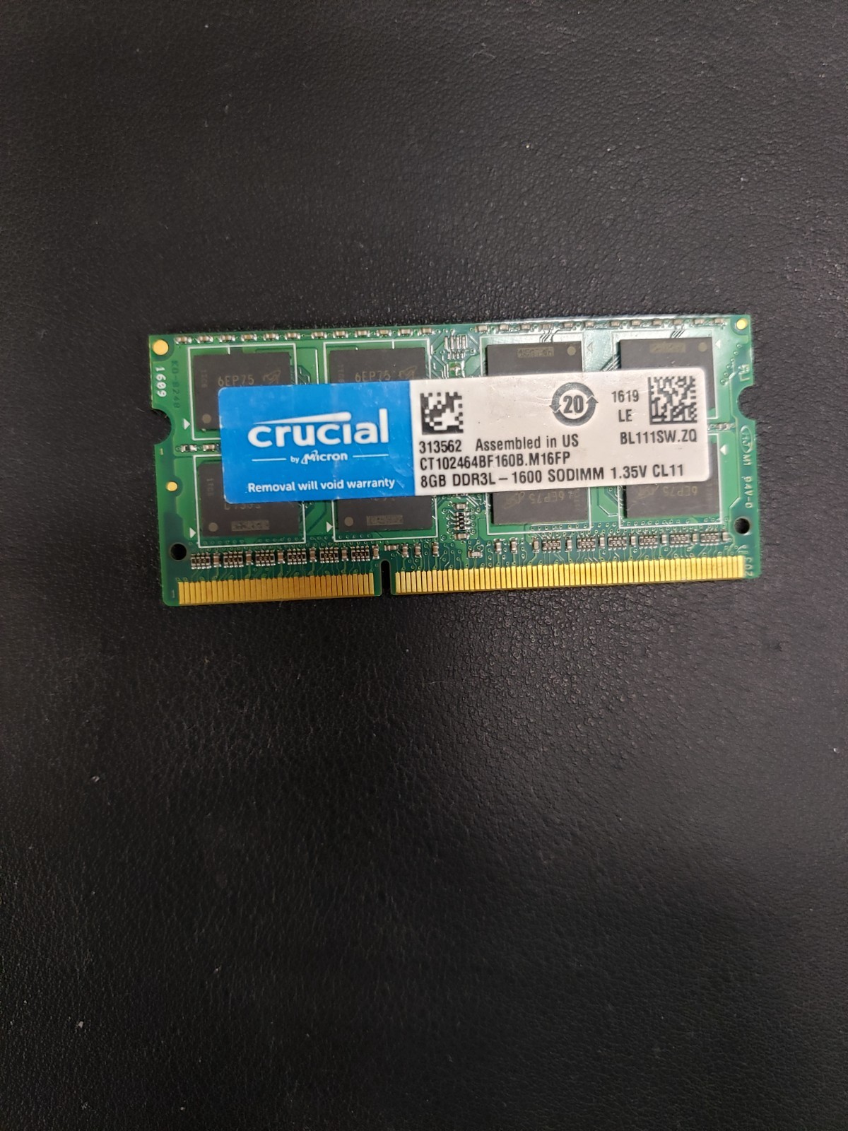 DDR3L 1600 MHz PC3L-12800 Memory RAM
