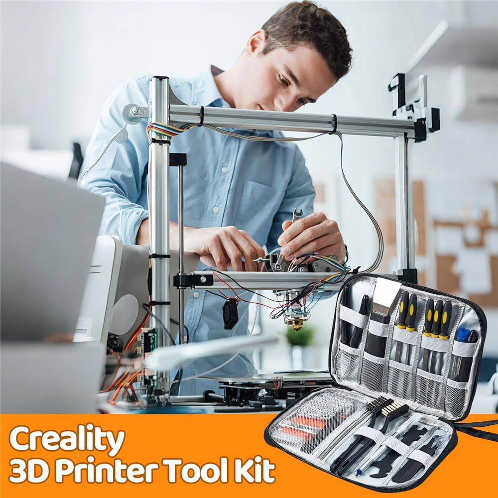 50Pcs 3D Printer Tool Kit & Accessories for All FDM/SLA Printers, Includes No…