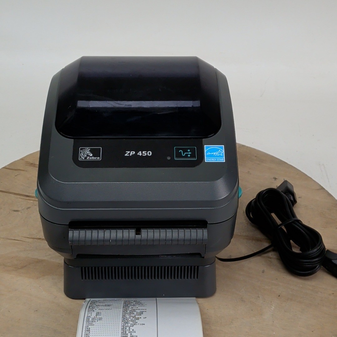 Zebra ZP450 Direct Thermal Label Shipping Barcode Printer USB #2