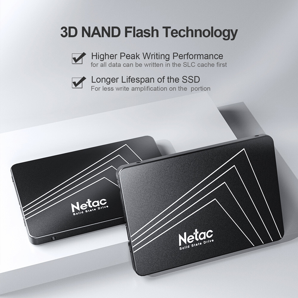 Netac 1TB 512GB 256GB Internal SSD 2.5inch SATA Solid State Drive lot PC Laptop