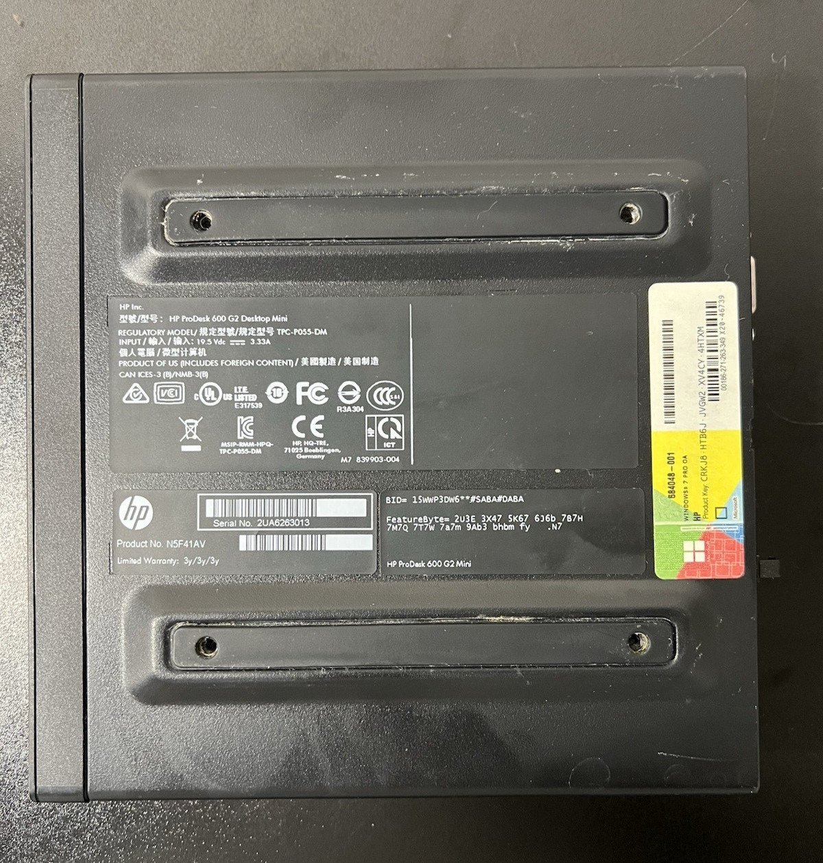 HP ProDesk 600 G2 Mini Desktop intel Core i5 – Tested and working – Lt of 2