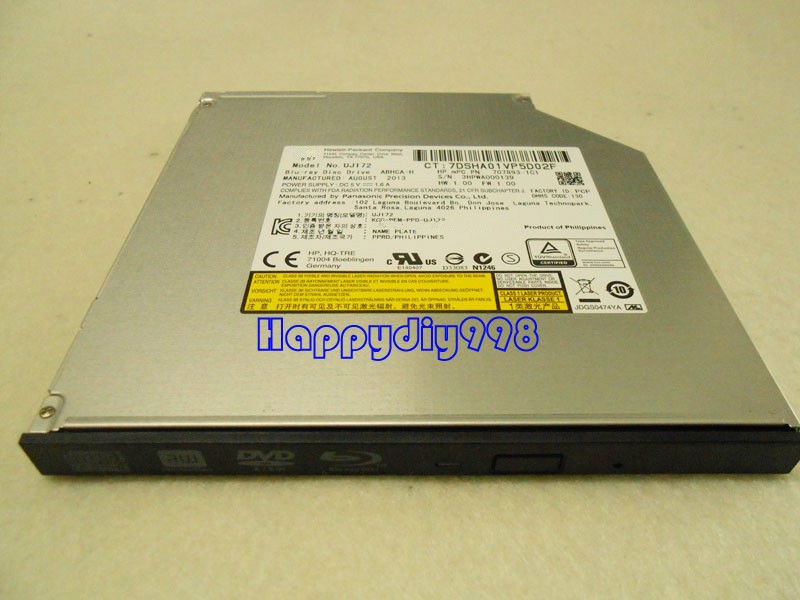 9.5mm tray-load Laptop Drive BD-ROM Blu-ray Reader DVD Drive UJ172 UJ162 UJ152