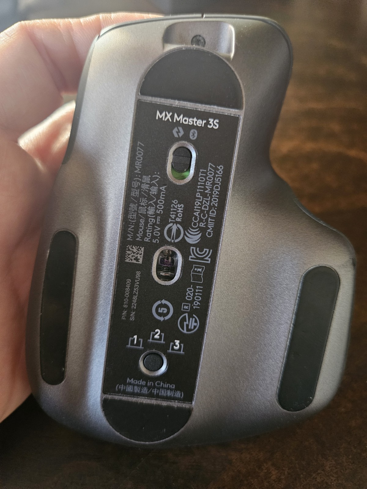 Logitech MX Master 3S Wireless Mouse – Black