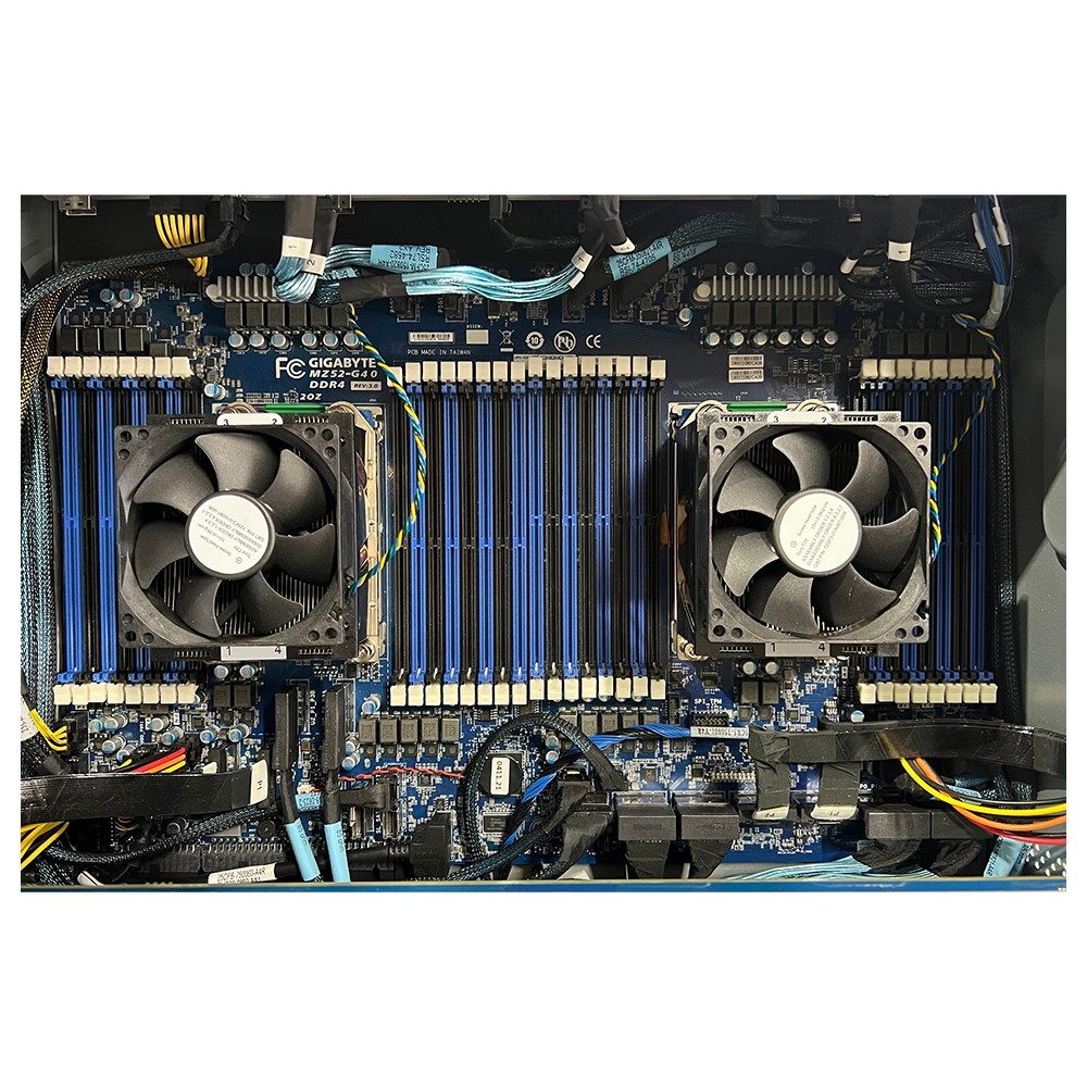 Gigabyte G492-Z51 4U 12-Bay DDR4 AMD SP3 GPU Server 2×7352 48-Core CTO