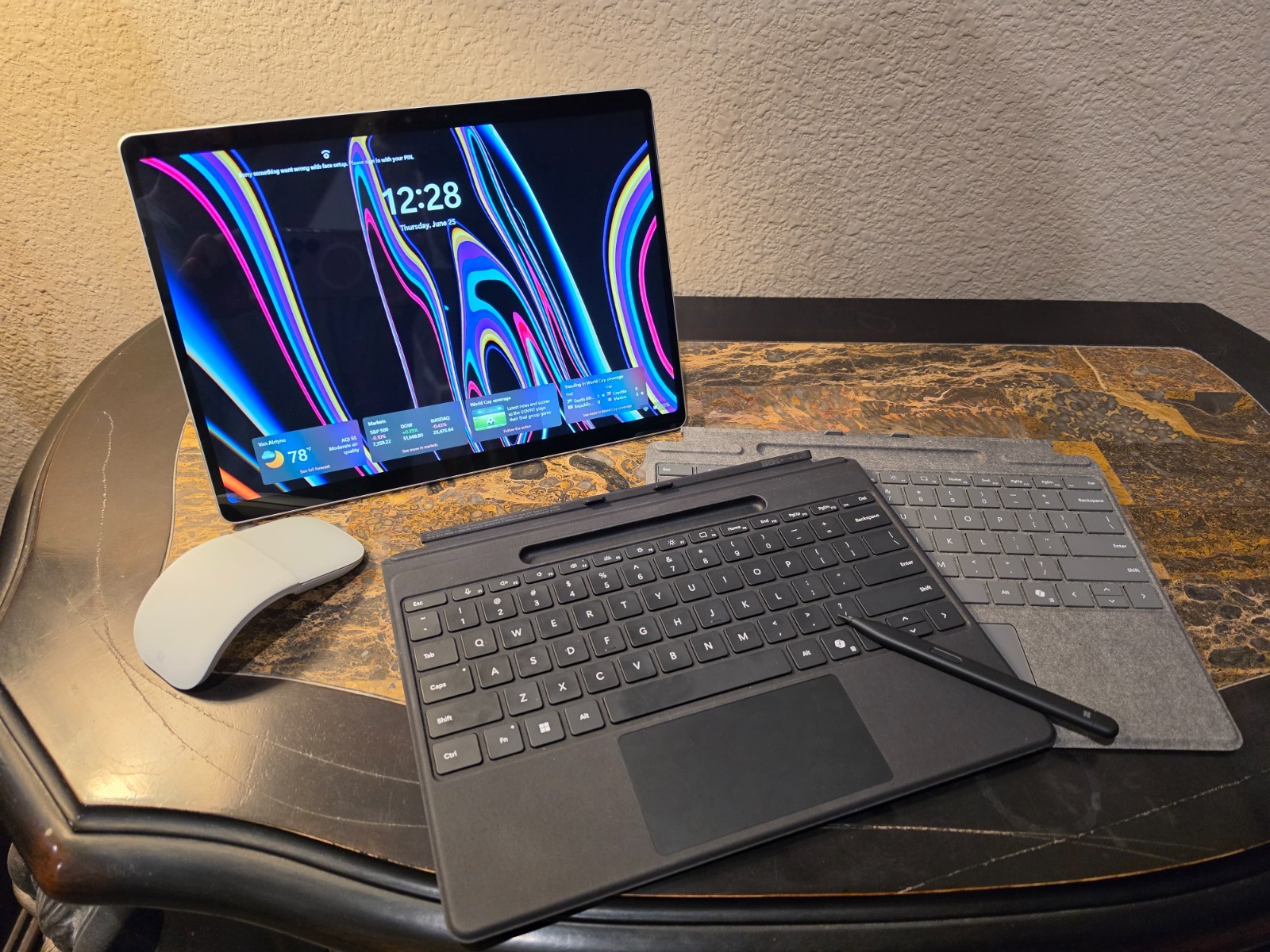 Microsoft Surface Pro 13 Inch, 11th Edition, 256GB, Platinum, Wifi +Accessories