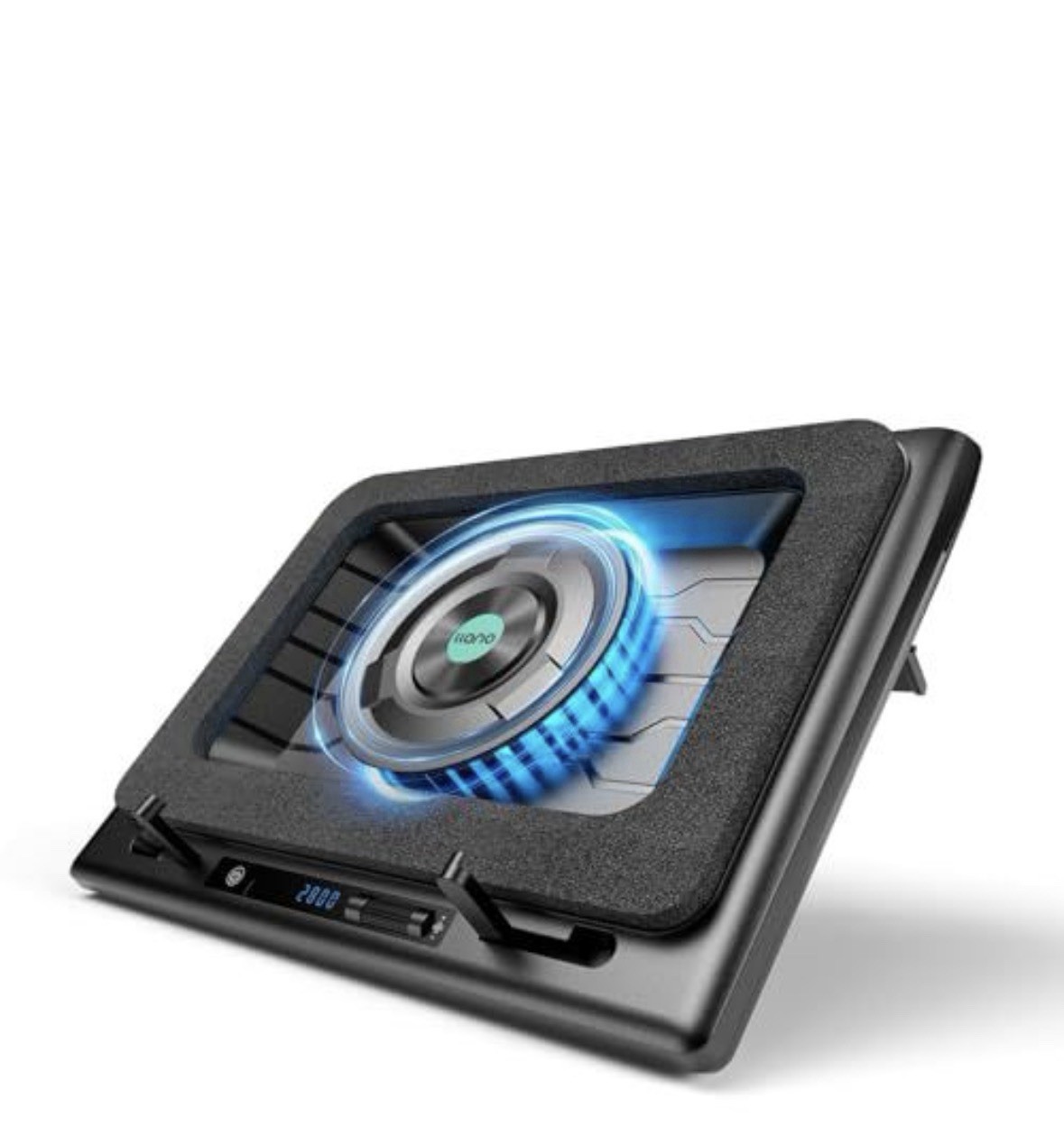 llano V12 Laptop Cooling Pad, Gaming Laptop Cooler Stand 5.5inch Powerful fan
