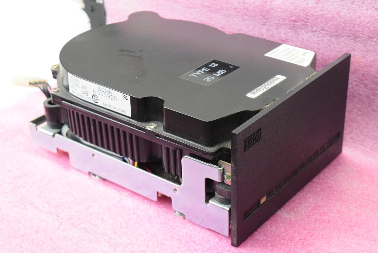 IBM OEM WD25R 20MB MFM 5.25″ Full Height Hard Disk Drive – TESTED BAD