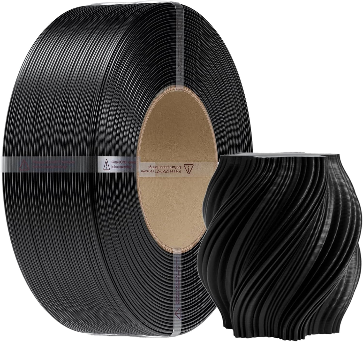 PETG Filament Refill 1.75Mm 1KG, Spool-Free Reusable Spools, High Precision ±0.0