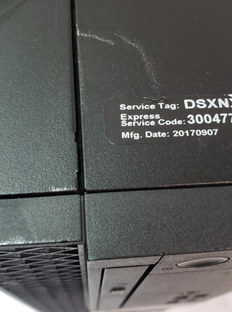Dell OptiPlex 7050 SFF Desktop PC Core i7-6700 3.40GHz 4GB RAM No HDD/SDD