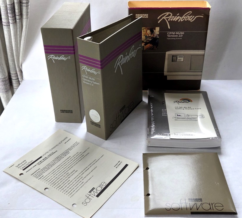 Digital DEC Rainbow CP/M-86/80 Version 2 Operating System 1983 Software