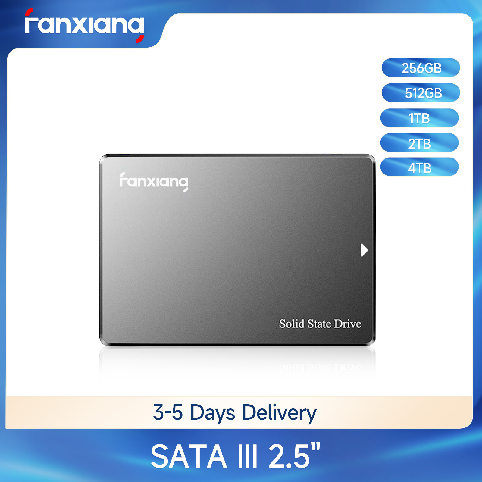 Fanxiang 1TB 2TB 4TB SSD 2.5” SATA III 560MB/s Internal Solid State Drive LOT