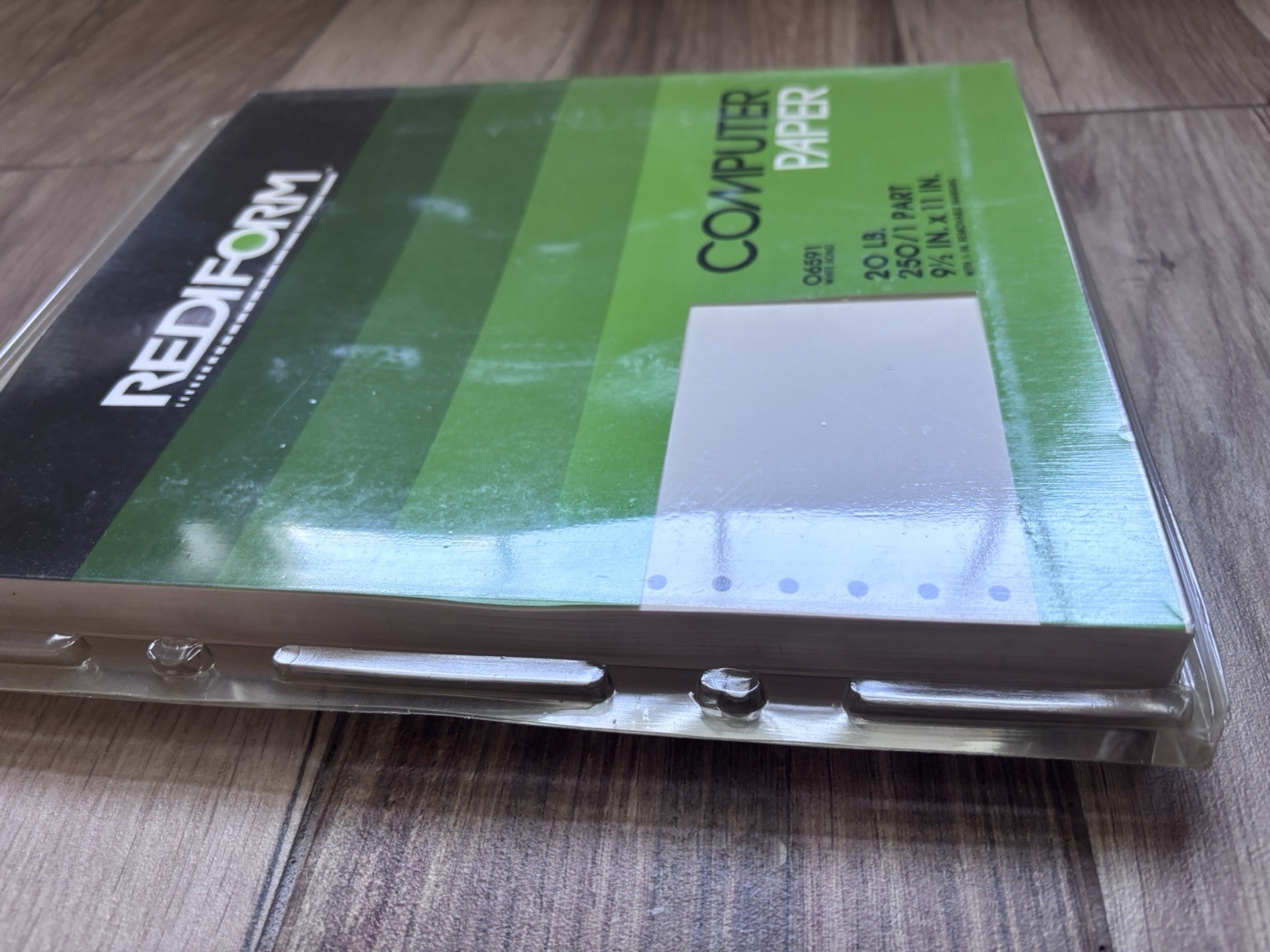 Rediform Vintage 1984 Computer Paper 20 Lb. – 9.5″x11″- 250/1 Part 06591