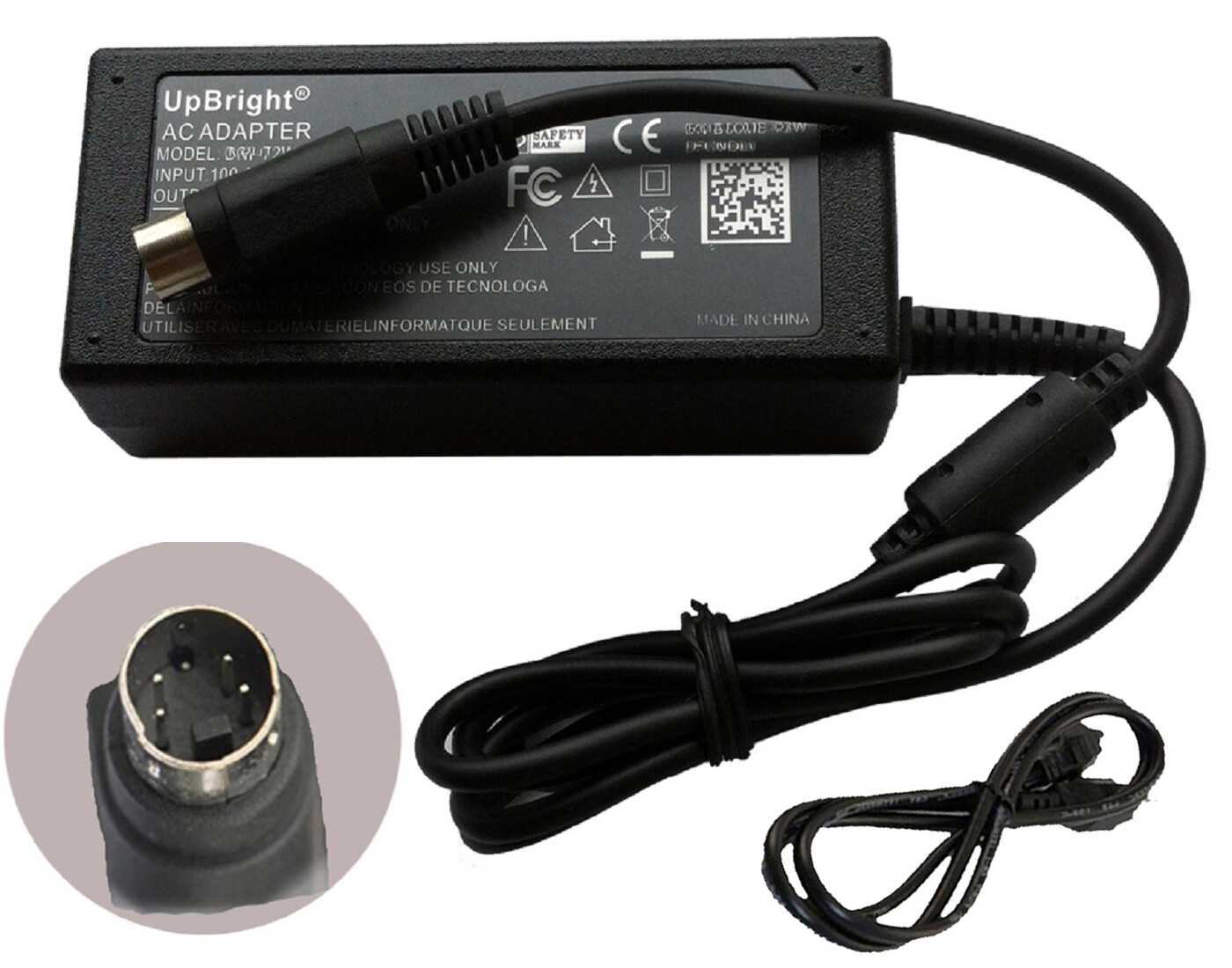 4-Pin Mini DIN 12V 5V AC Adapter For LaCie Hard Drive – Design by FA Porsche v.1
