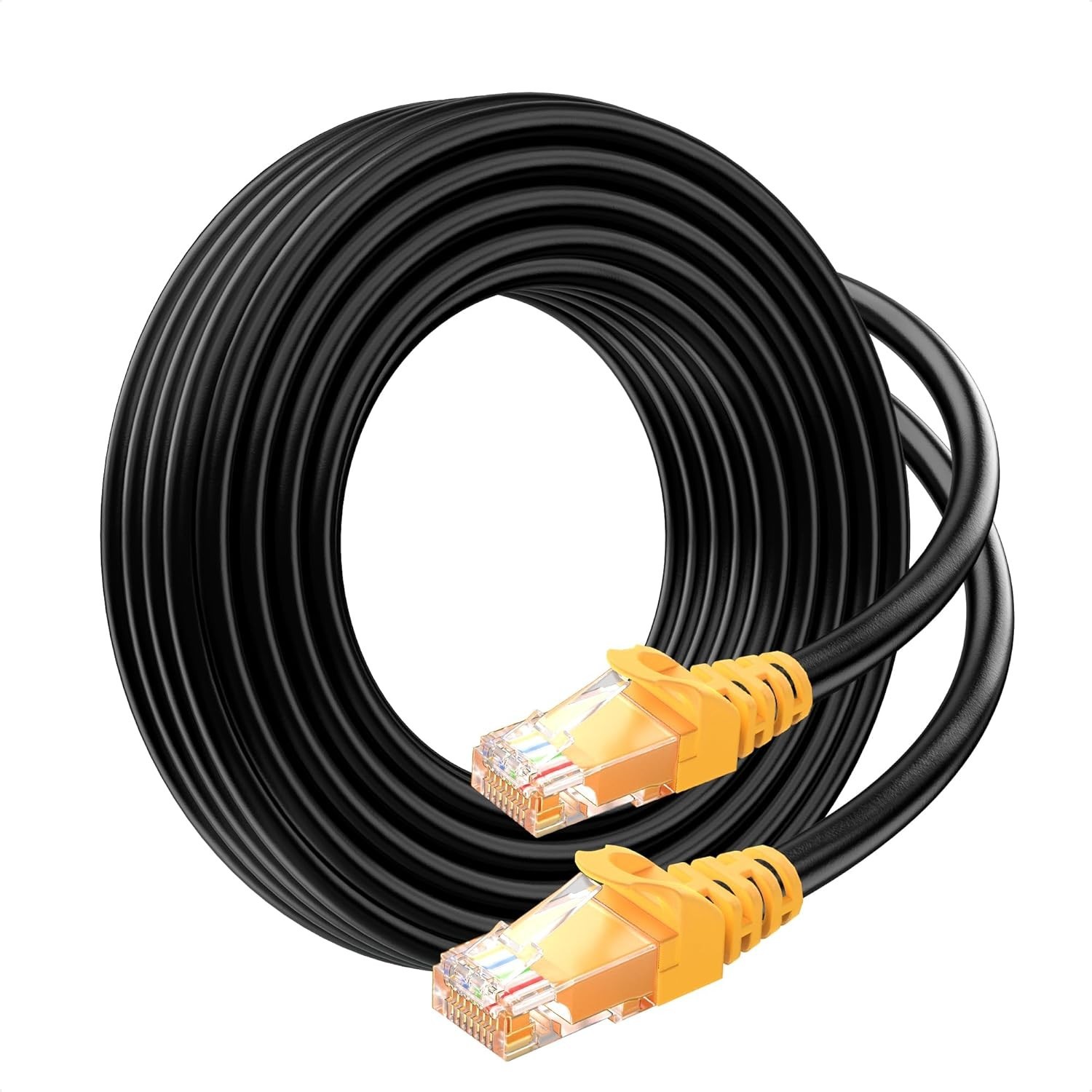 Cat6a Ethernet Cable 10Gbps Waterproof Outdoor 50ft Direct Burial Weatherproof