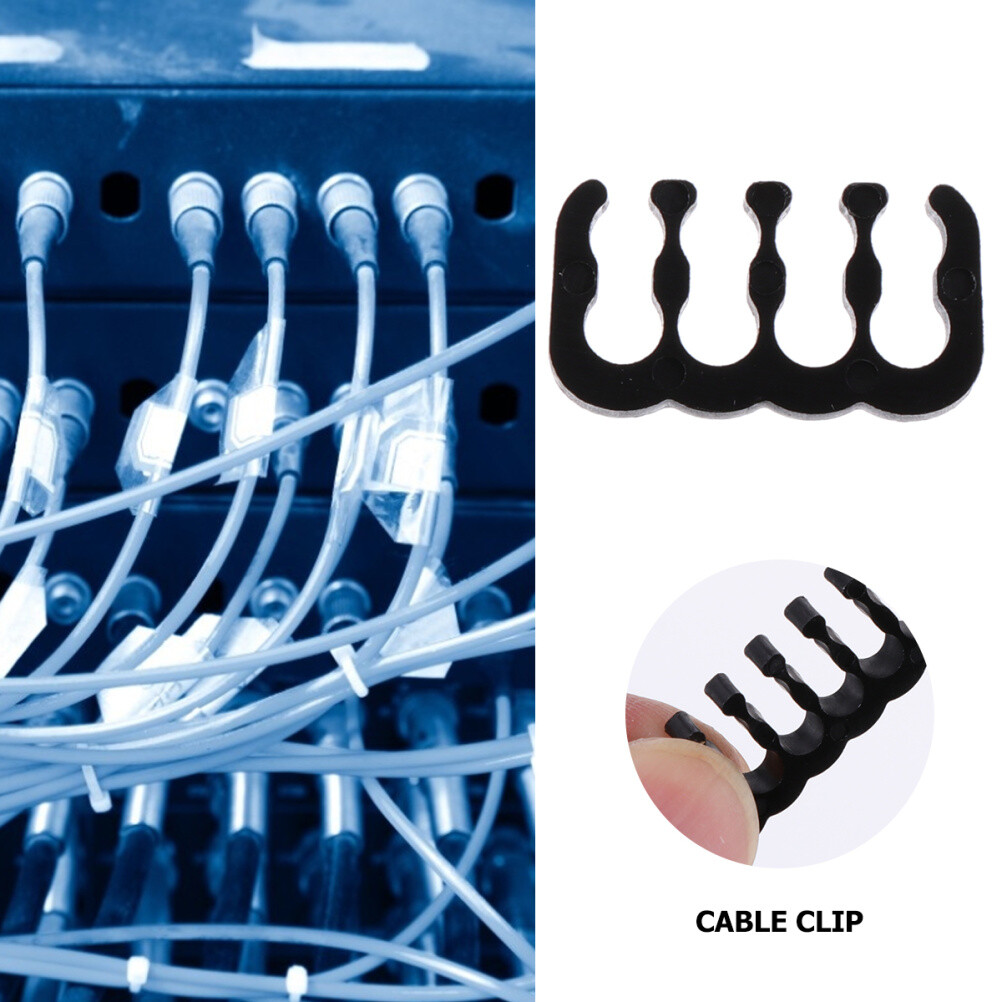24pcs cable combs Wire Management Comb Cable Organizer Sleeved Cables Pc