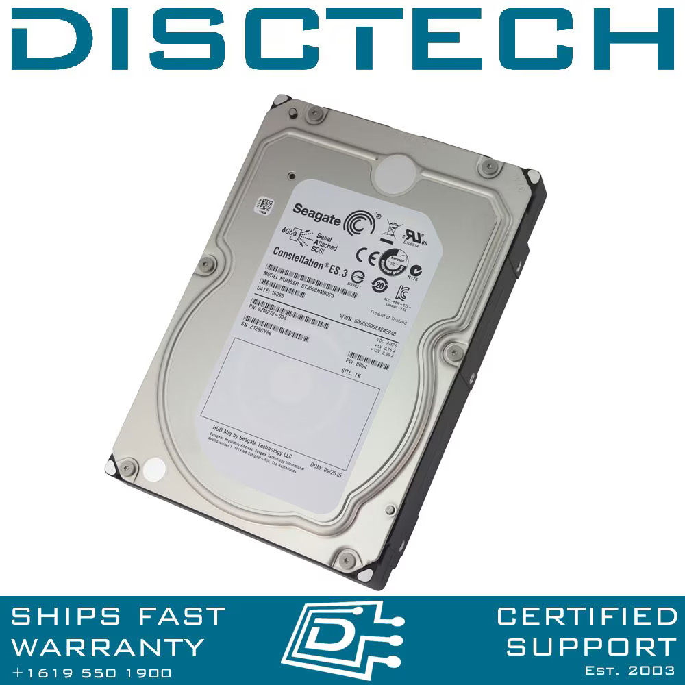 Seagate Constellation ES.3 ST3000NM0023 3TB SAS Hard Drive HDD