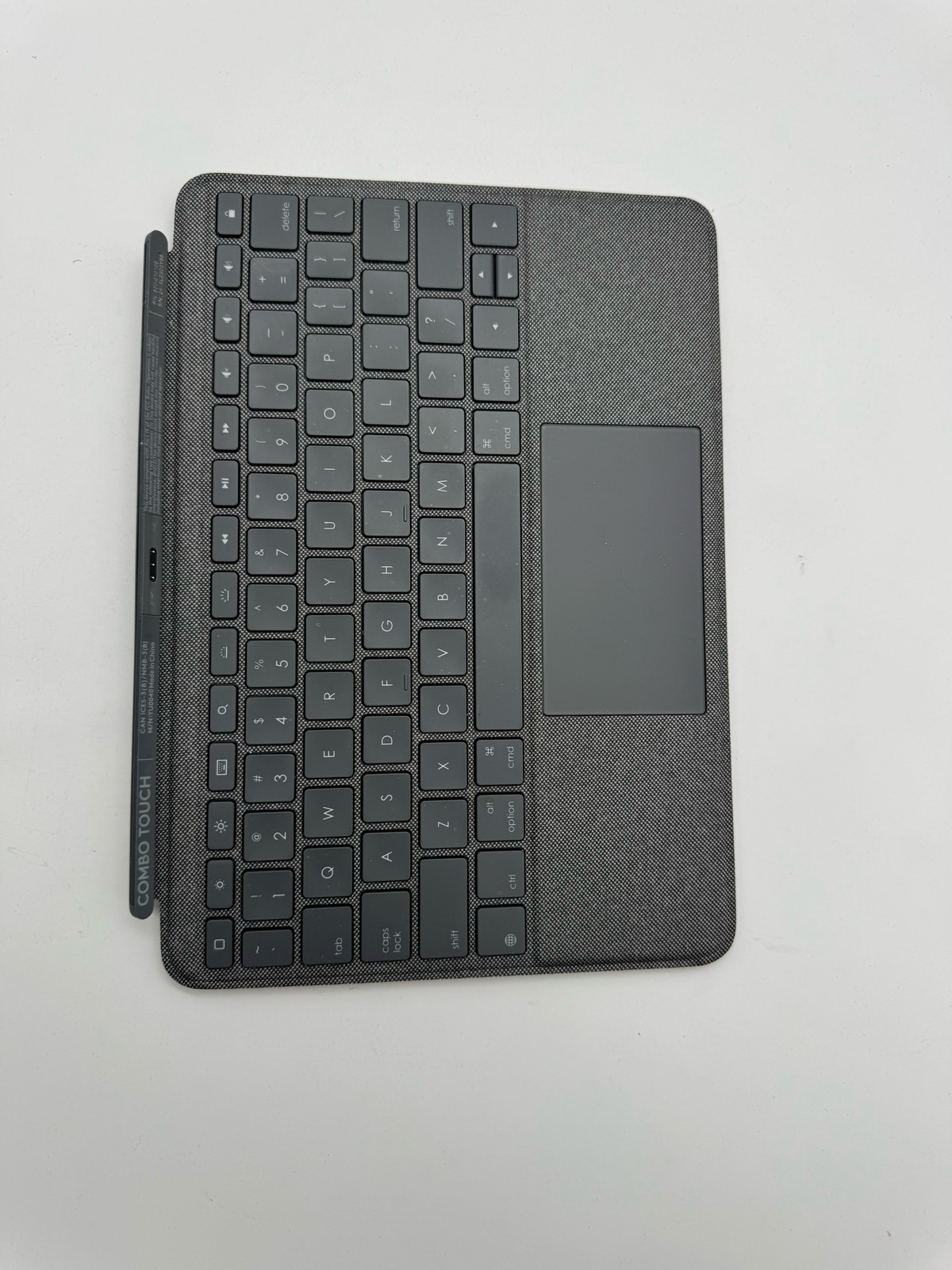 Logitech Combo Touch Keyboard Case Trackpad Graphite for iPad 7th 8th 9th