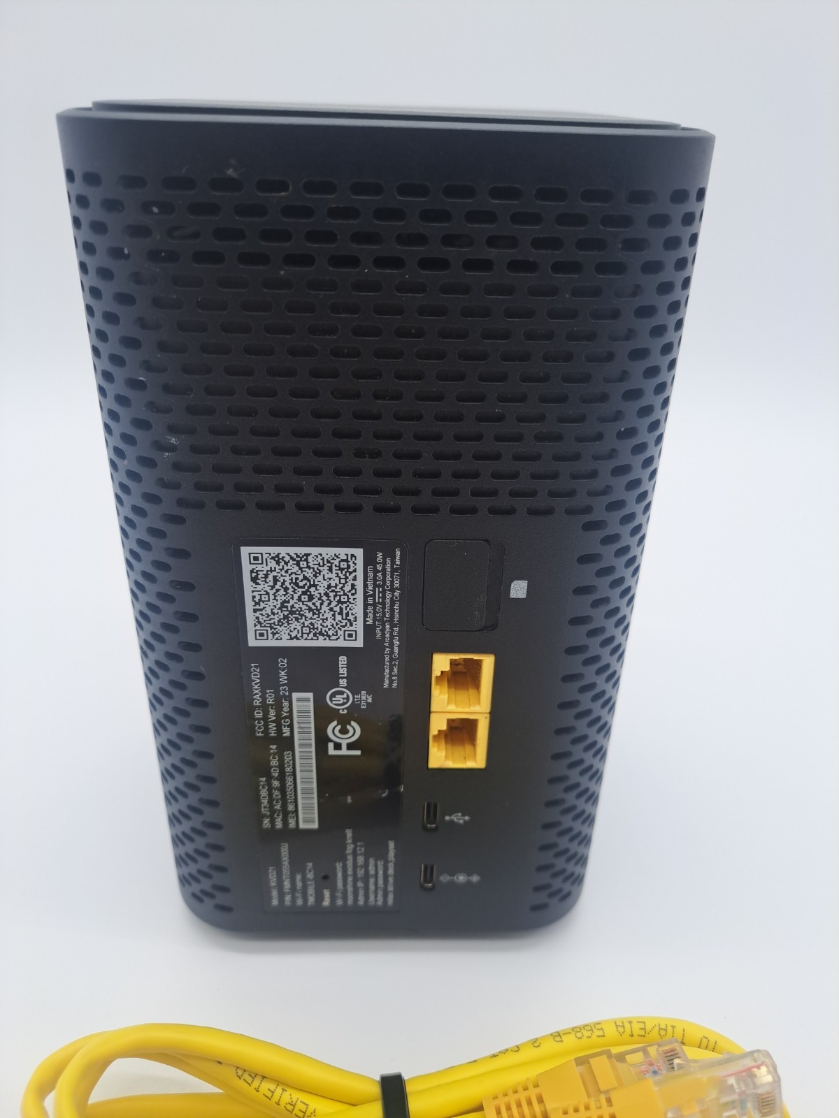 T-Mobile ARC KVD21 5G Home Internet Wi-Fi Gateway – Black – Used NO ADAPTER