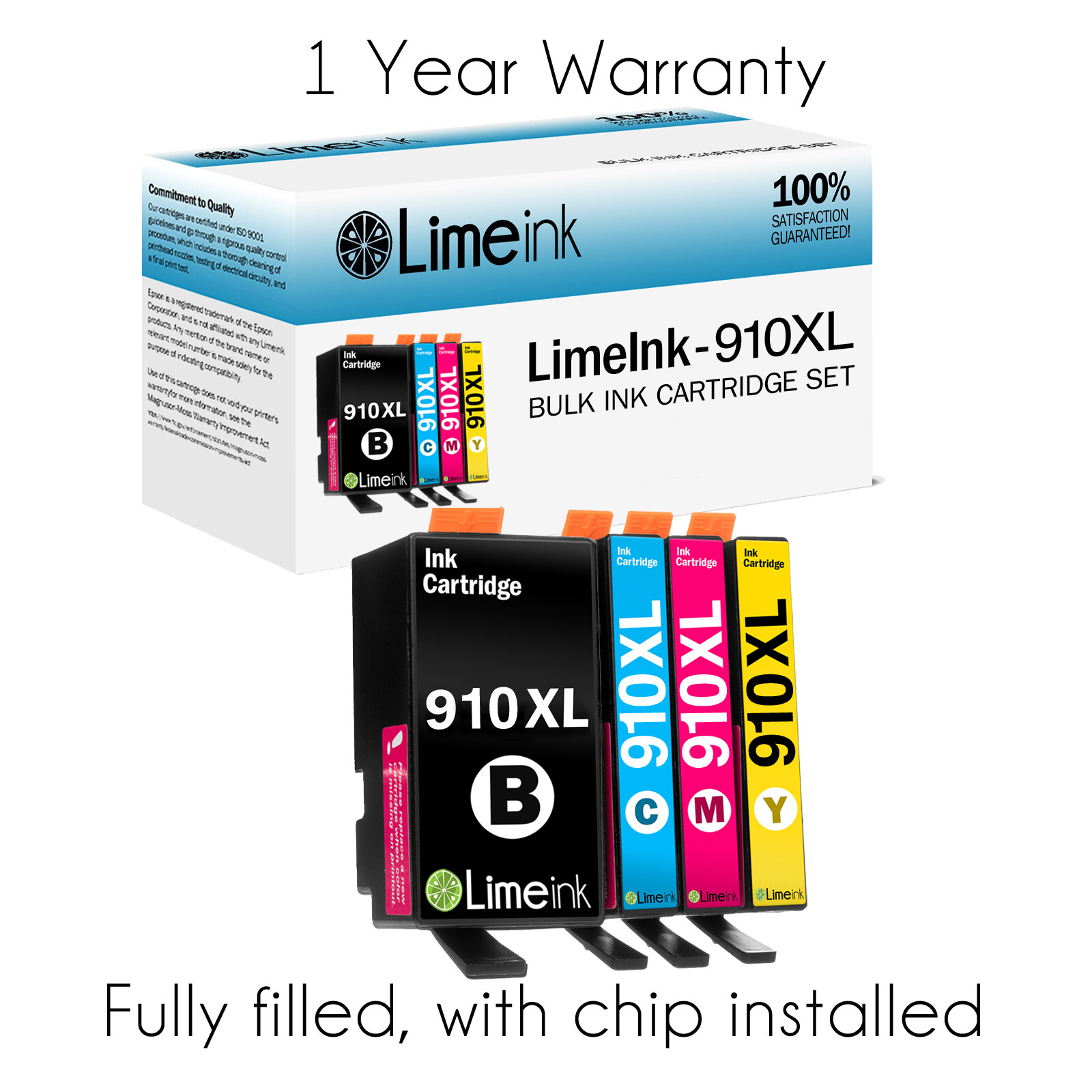 Ink Cartridges for HP 910 XL 910XL for Officejet Pro 8025 8022 8020 8028 8025e