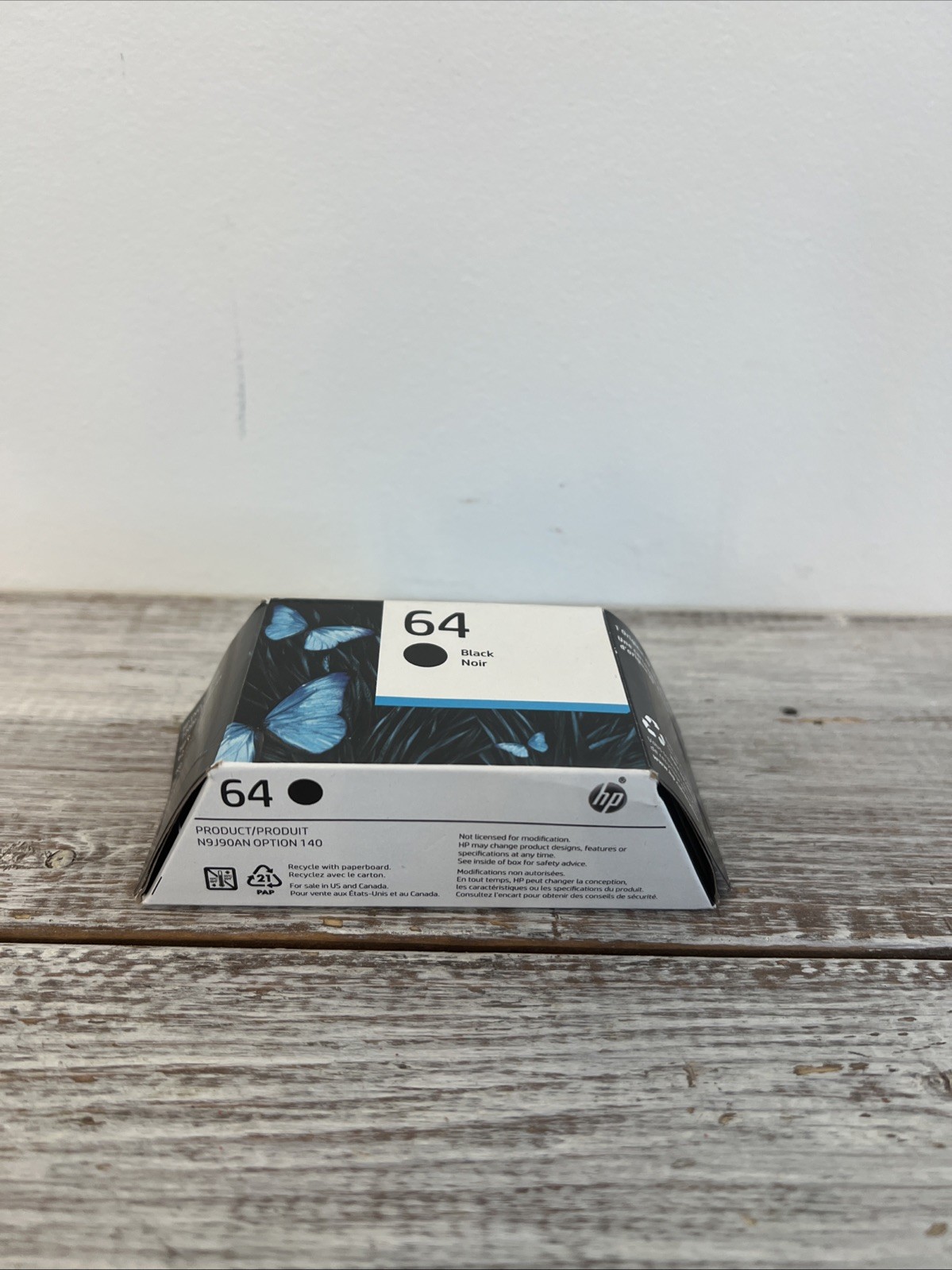 HP 64: Black Ink Cartridges N9J90AN EXP. 2/2027 Brand New