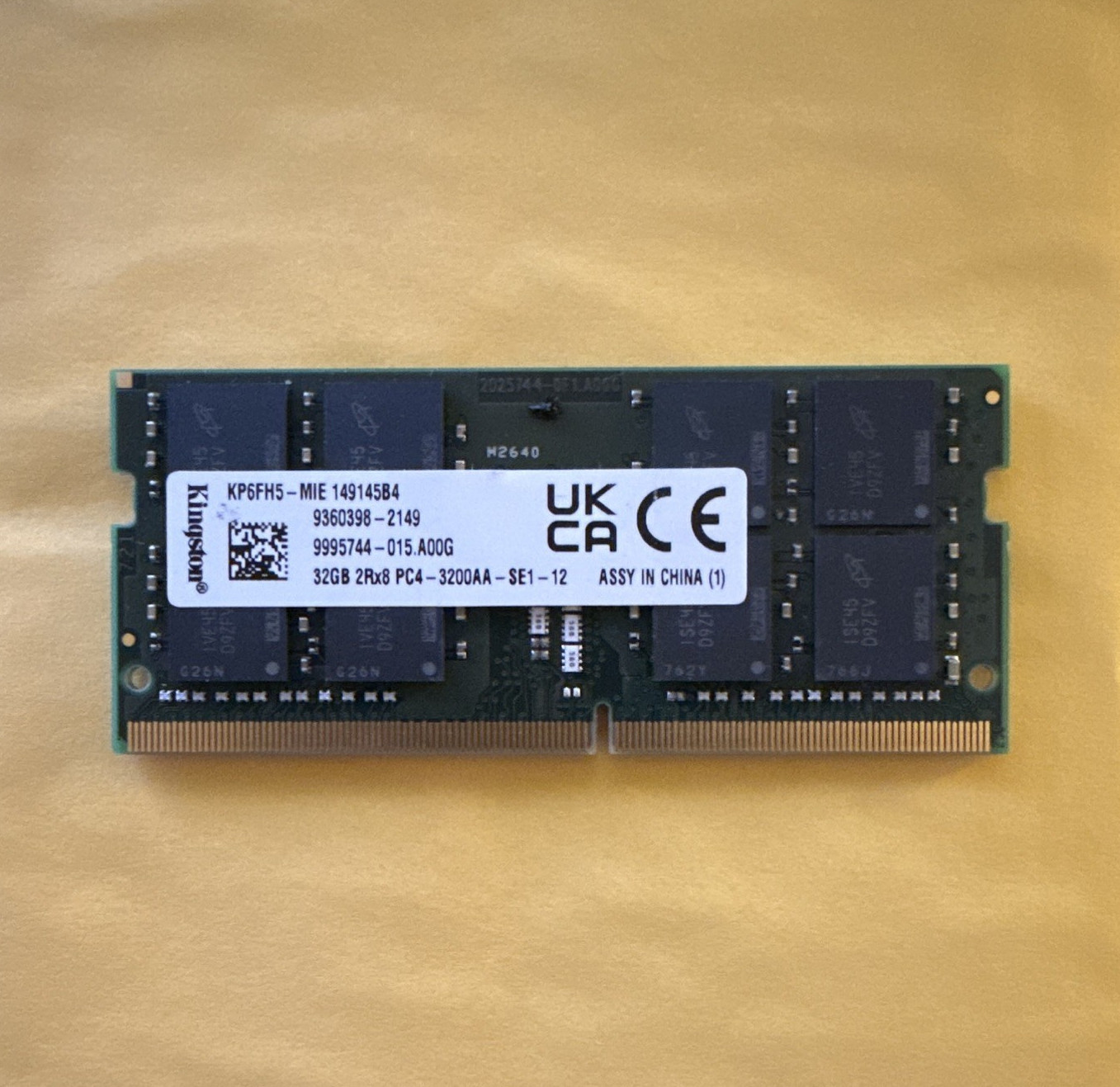 Kingston 32GB DDR4 3200MHz Laptop RAM SODIMM 2Rx8 PC4-25600 KP6FH5-MIE