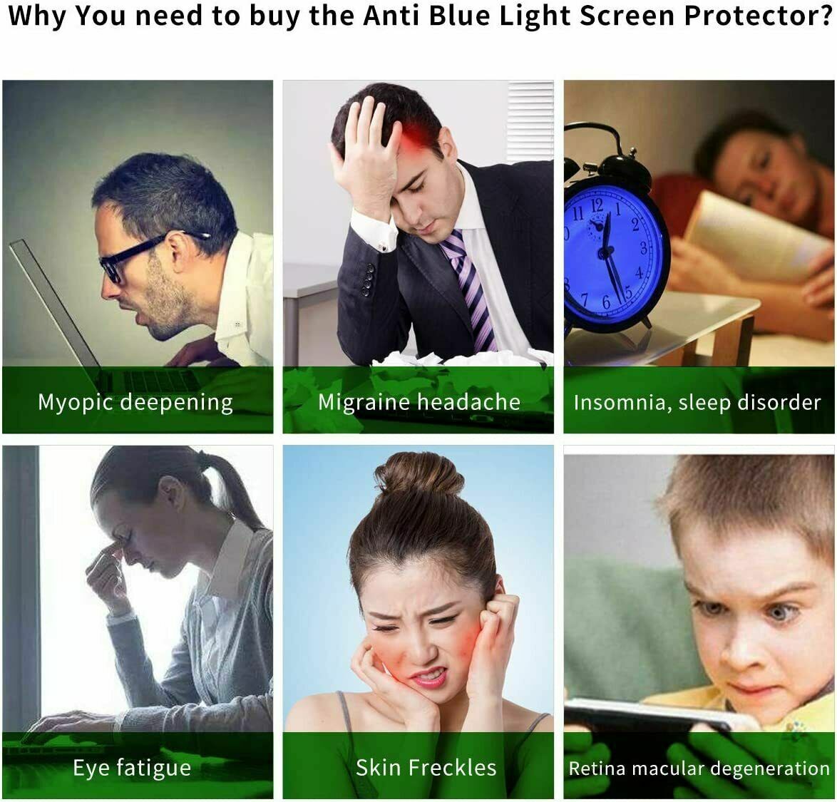 Anti Blue Light Screen Protector Film Cover For 24″ Desktop PC Monitor (16:9)
