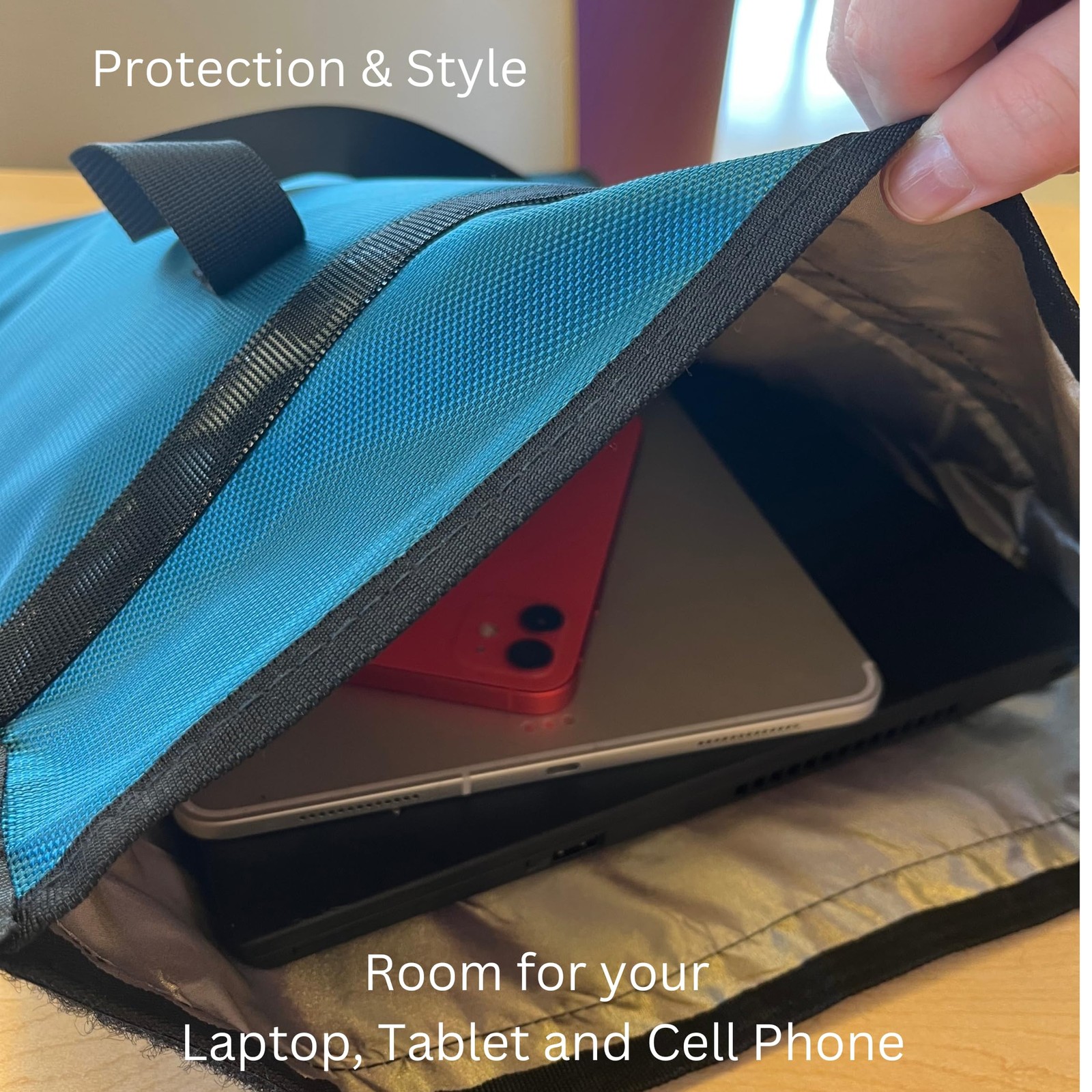 Faraday Bag Set for Laptop Tablet Phone Key Fob RFID Signal Blocking Sleeve