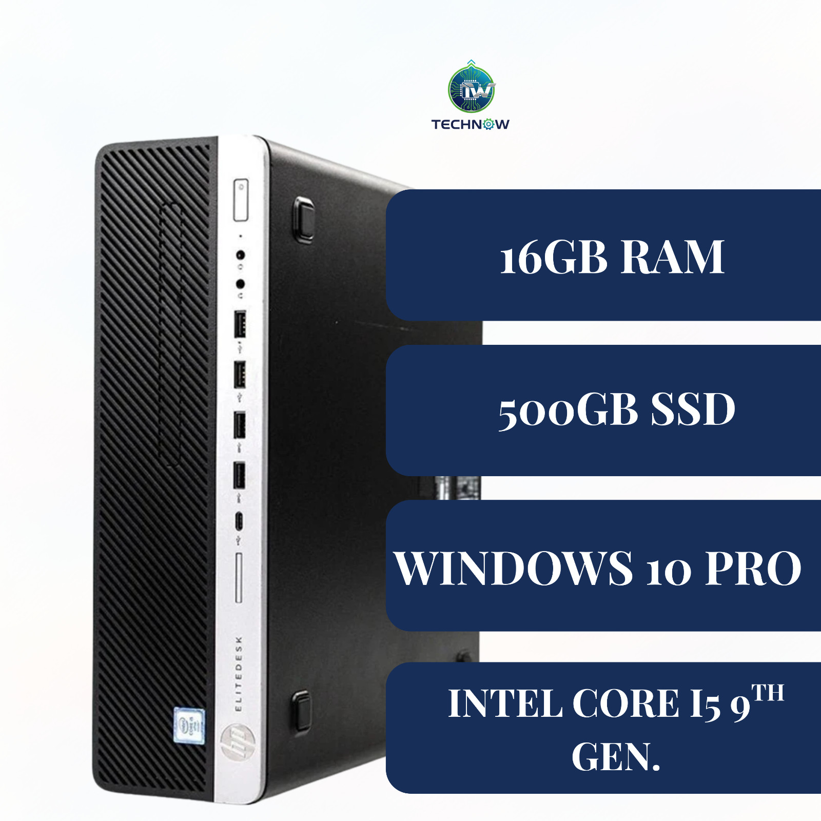 HP ProDesk 400 G6 SFF Intel Core i5-9500 3GHz 16GB RAM 500GB SSD Windows 10 Pro