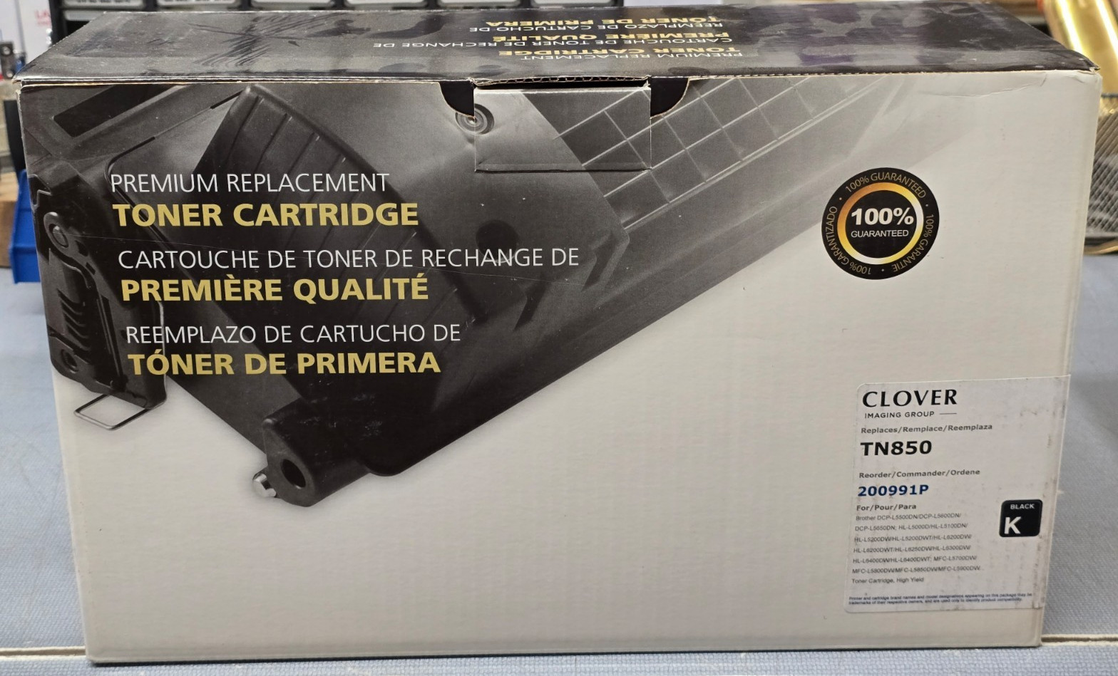 New Sealed Clover Imaging Black High-Yield Toner Cartridge Brother TN-850