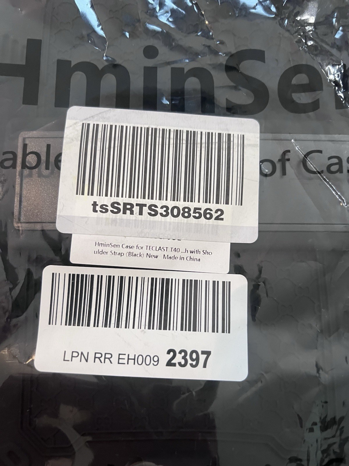 Hminsen Case For TECLAST T40 New Black With Shoulder Strap