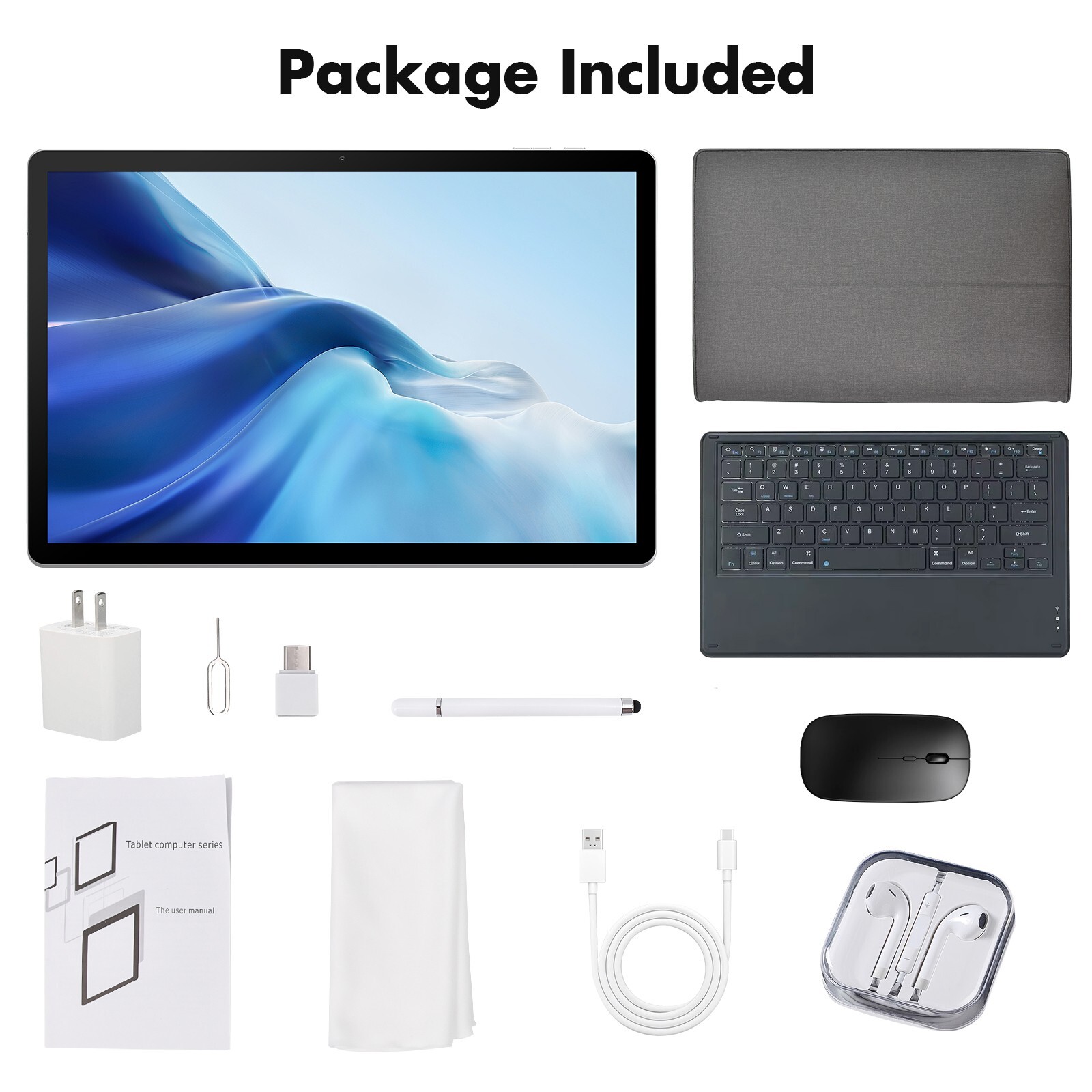 7inch Kids Tablet PC Quad-Core Dual Cameras Android 10 WiFi Bundle Case 64GB