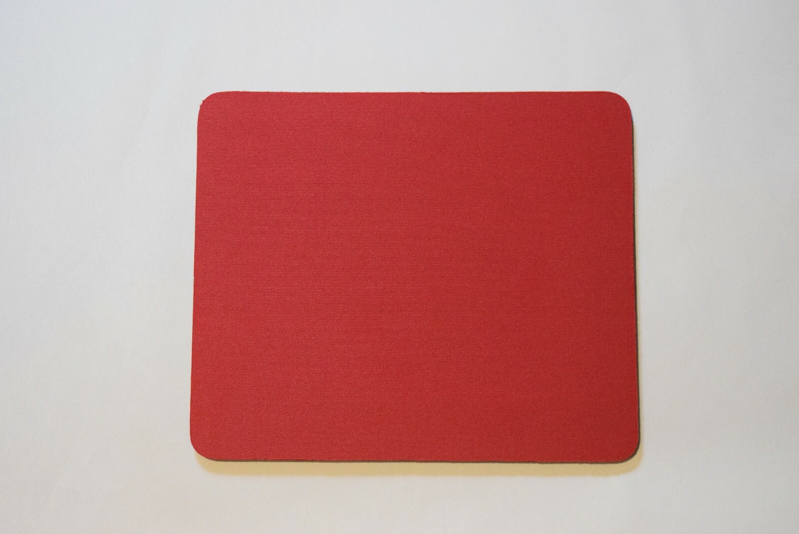 Non-Slip Solid Red Mousepads for Computer (Set of Two) New 9.25 in. x 7.75 in.