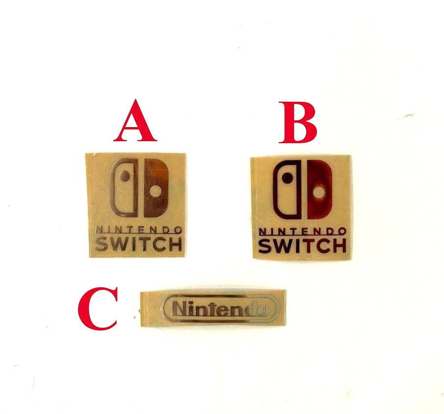 Ultra Thin Metallic Sticker Label Decal Badge for Nintendo Switch