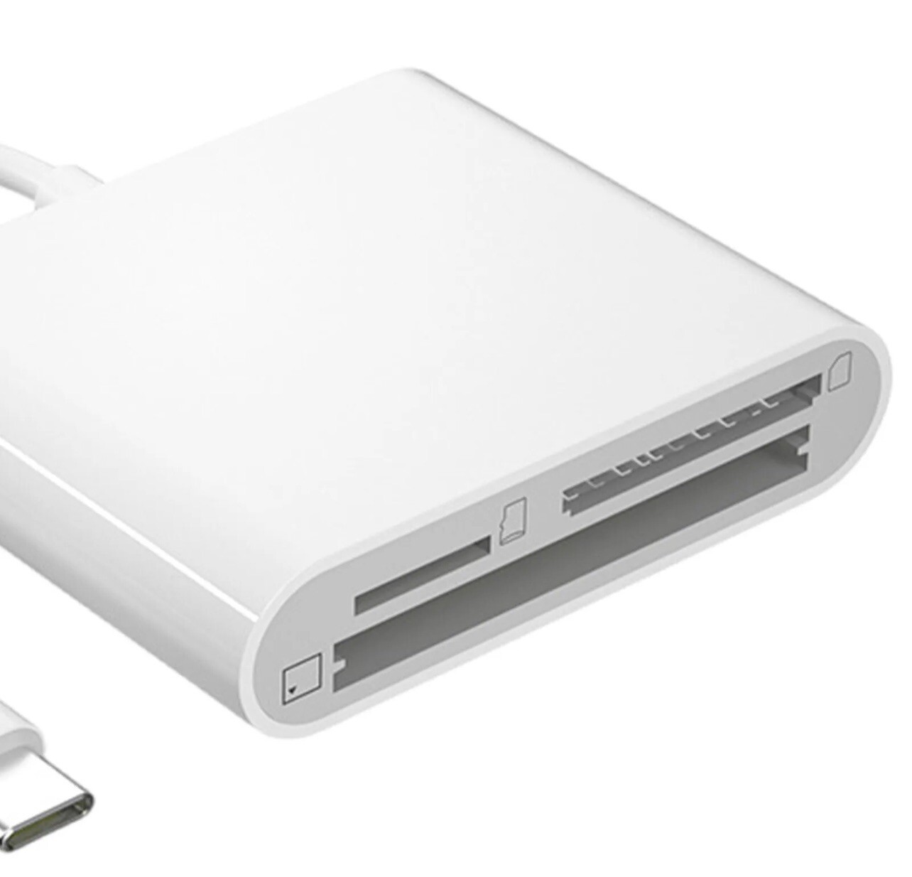 CF SD Card Reader USB Compact Flash Card Reader 3-Slot Memory Card – A0048