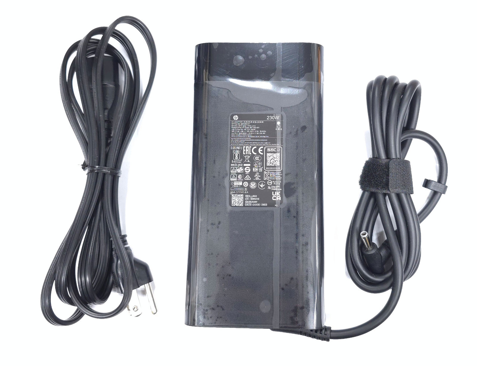 New Geniune 230W AC Charger For HP M85389-003 M41303-001 M85389-001 (Grey Tip)